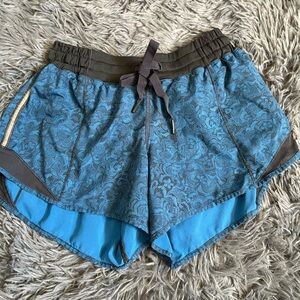 lululemon athletica Blue and Gray Athletic Shorts